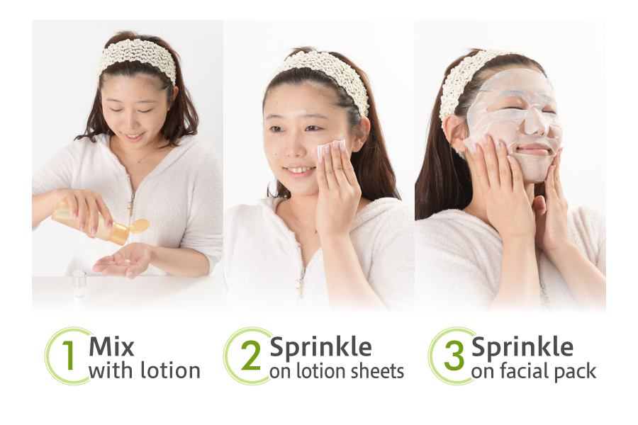 Simply mix with your regular skin lotion for hassle-free hydrogen skin care